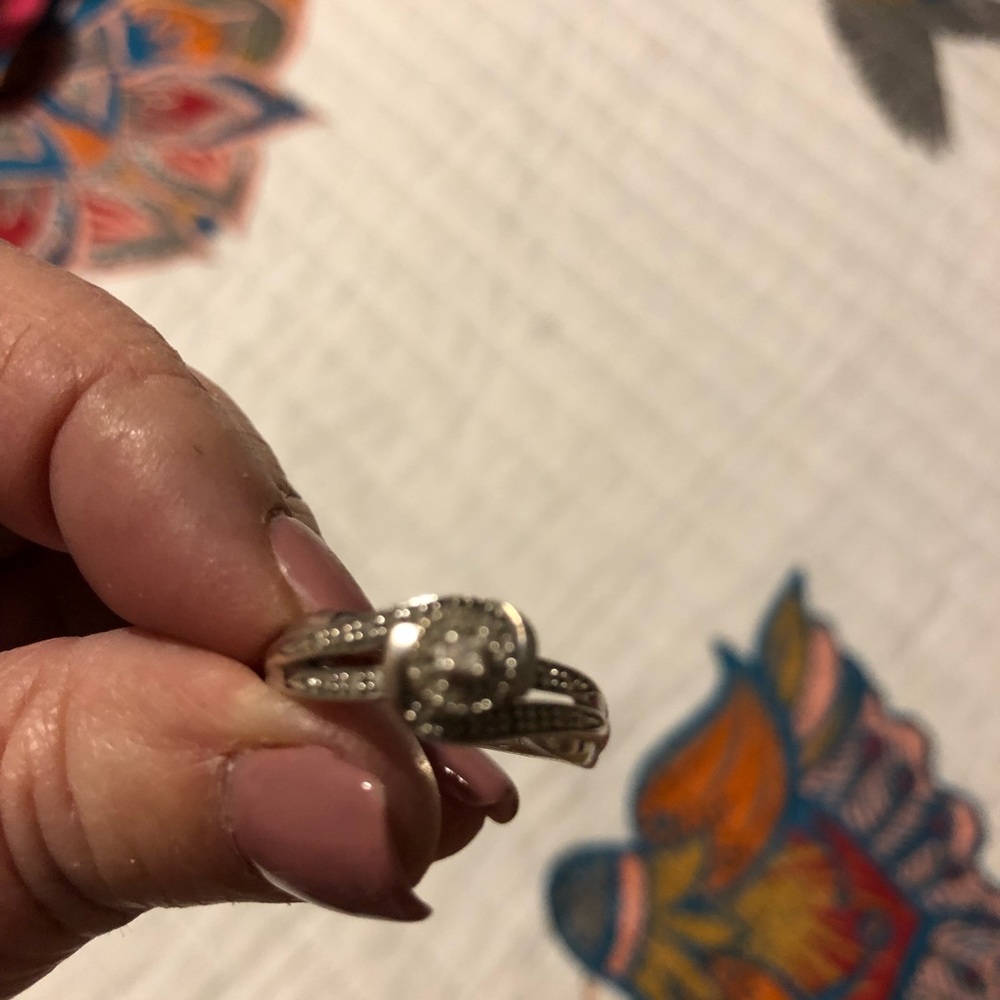 CZ sterling silver ring